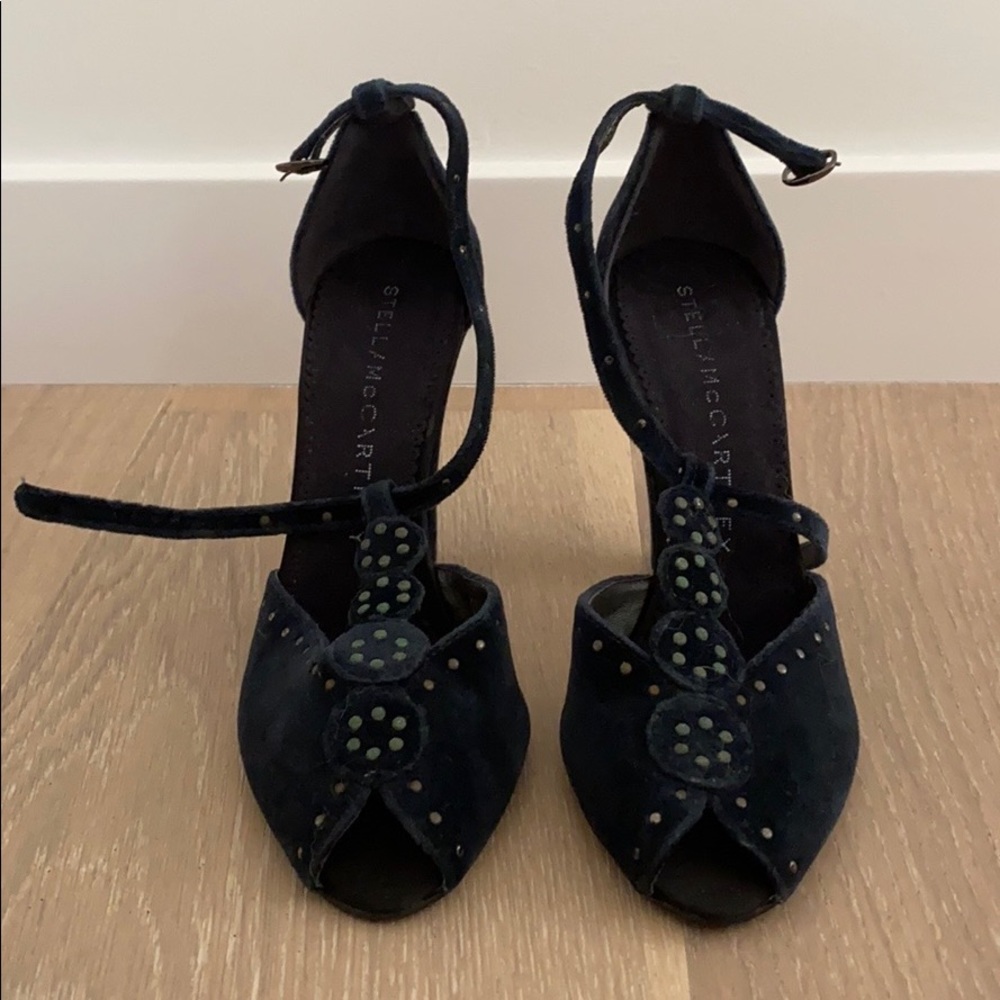 Stella McCartney Velvet Heels